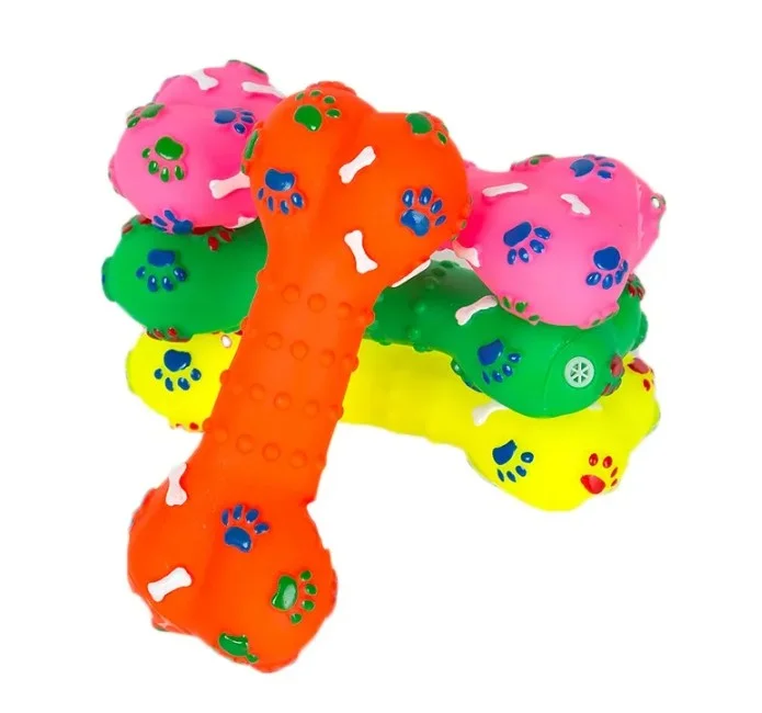 Brinquedo Osso Patinhas Com Apito